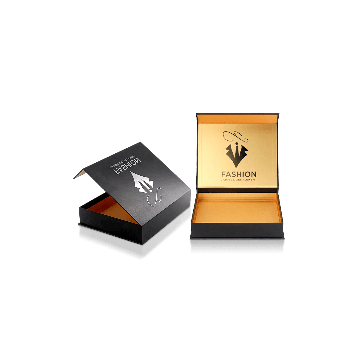 Luxury apparel boxes with premium rigid packaging for fashion garments, gift presentation and retail branding