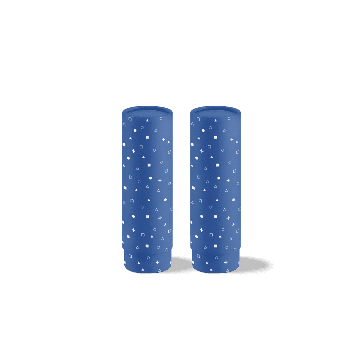 Telescopic cardboard tubes with adjustable overlapping sections and printed paperboard surfaces, shown for variable-length products and premium storage.
