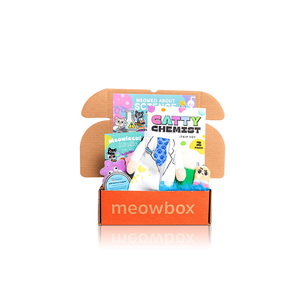 Custom pet subscription boxes with branded corrugated packaging for recurring pet food, toys and accessories