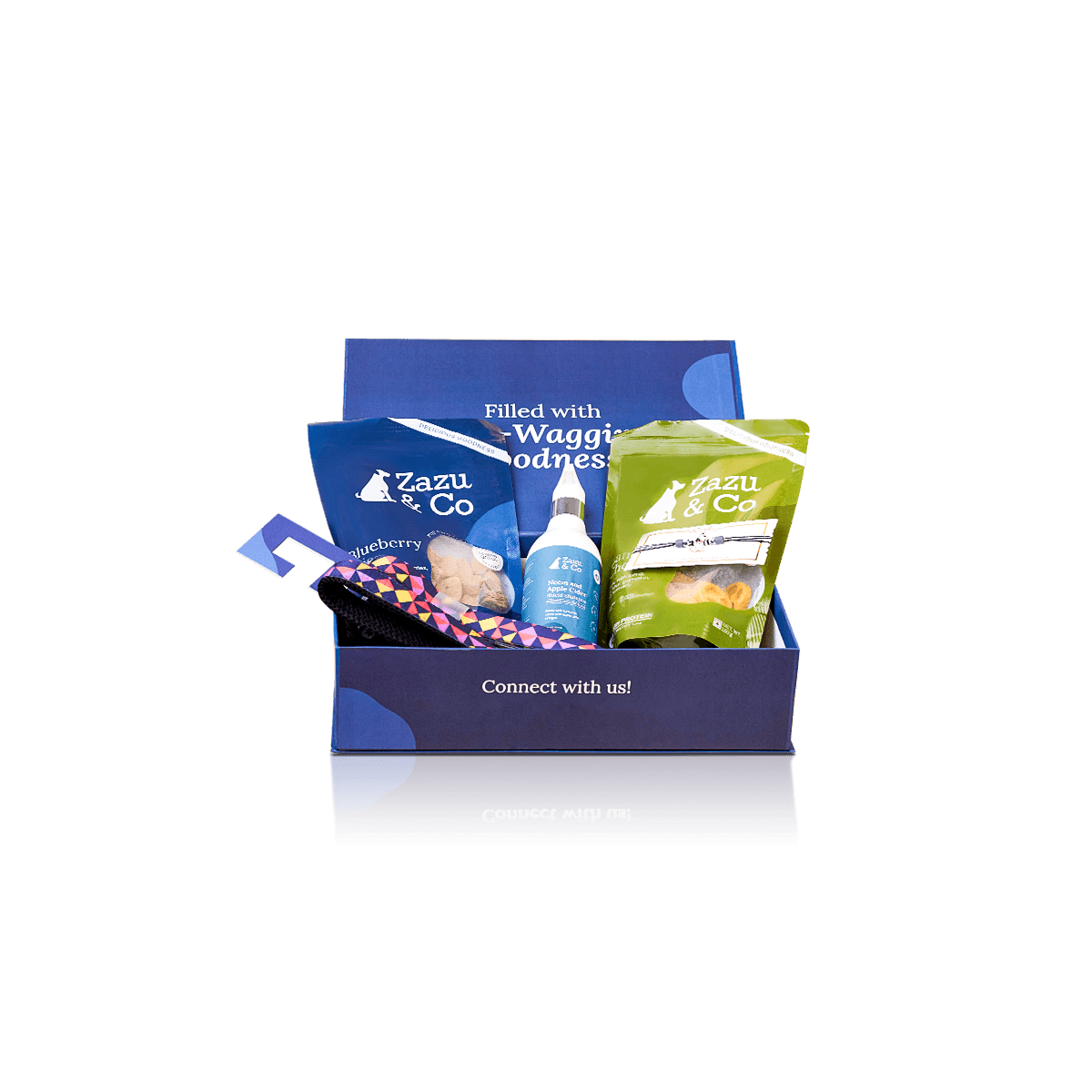 Custom pet accessory boxes with branded cardboard packaging for collars, leads, toys and grooming items
