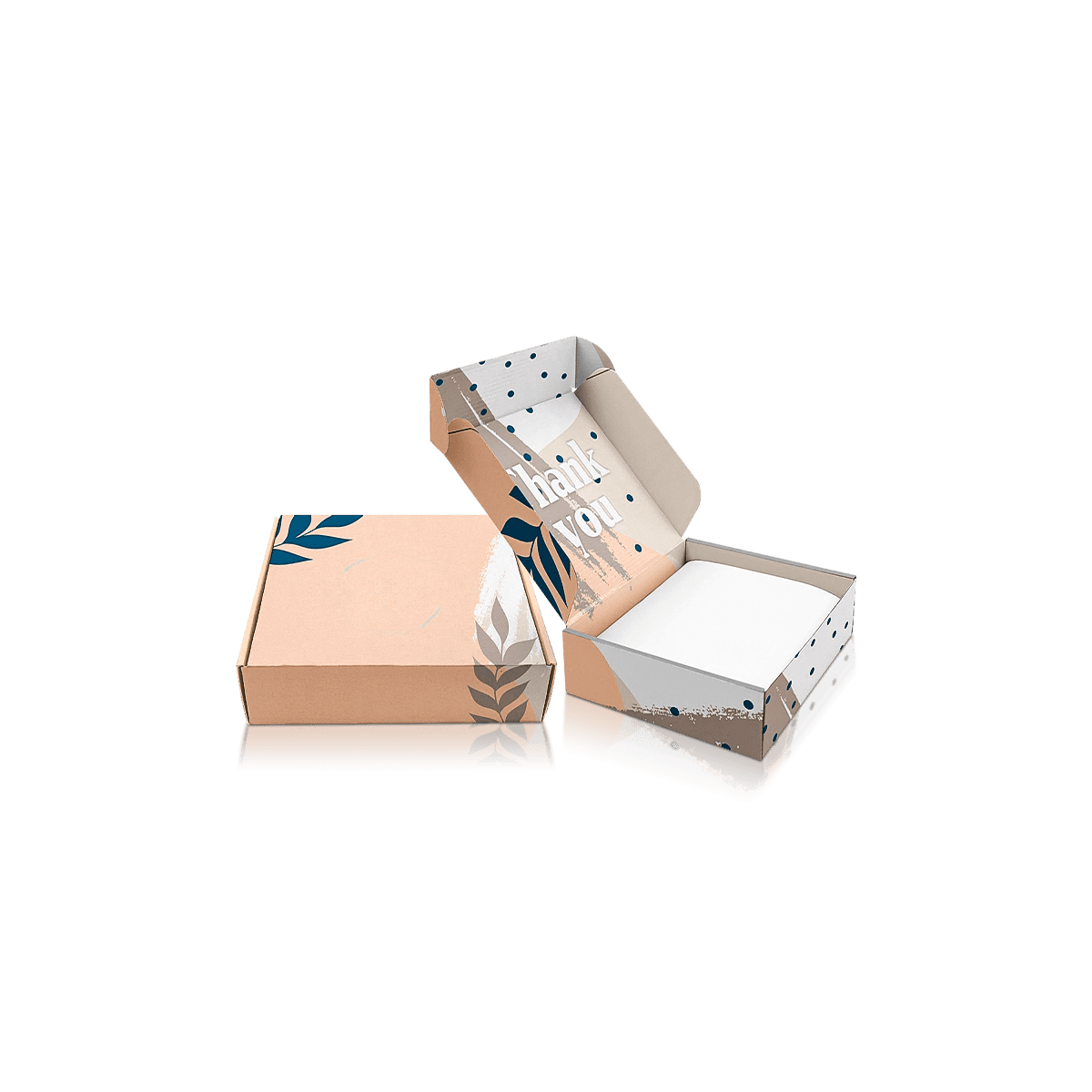 Custom subscription mailer boxes with printed corrugated packaging for recurring e-commerce deliveries