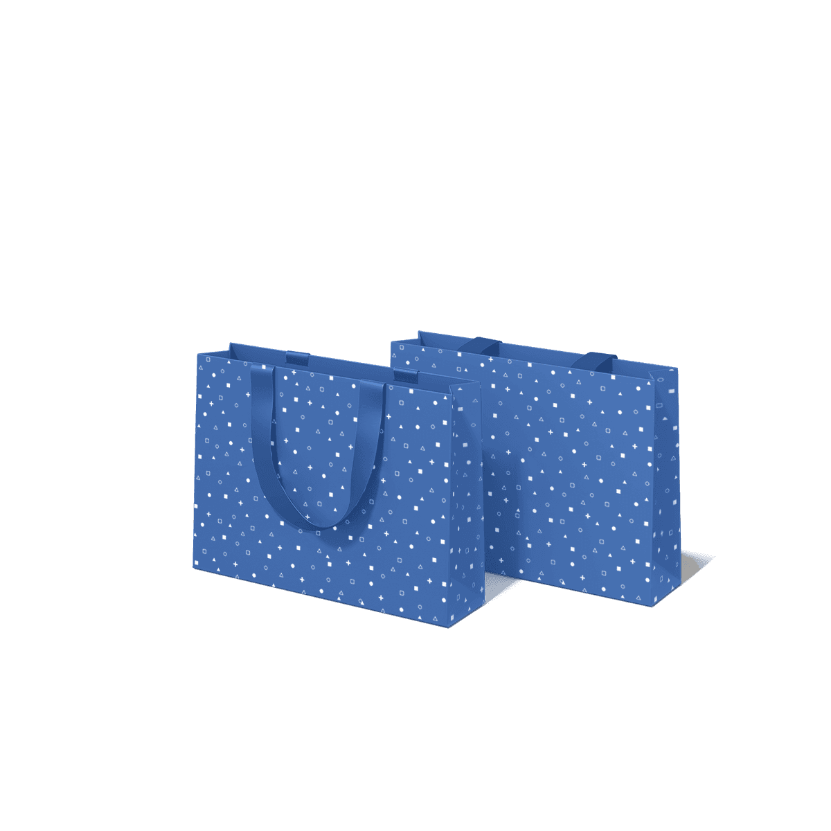 Premium luxury paper bags with rope handles, thick paper stock and elegant printed finishes on a warm editorial studio background.