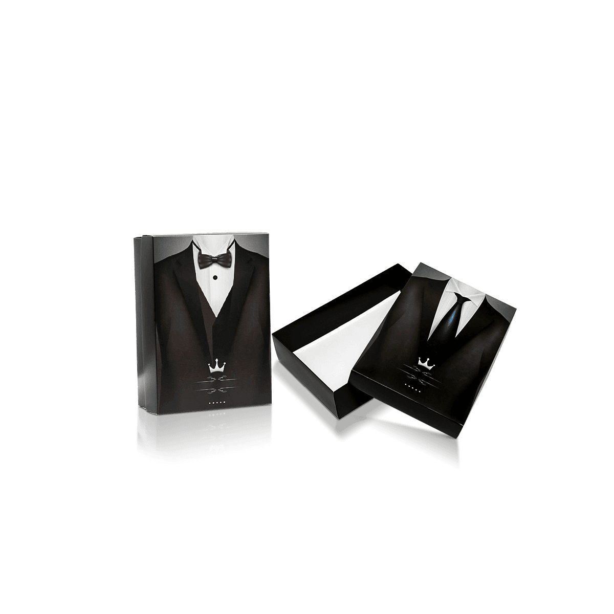 Custom garment boxes with printed cardboard packaging for folded clothing, fashion collections and retail delivery