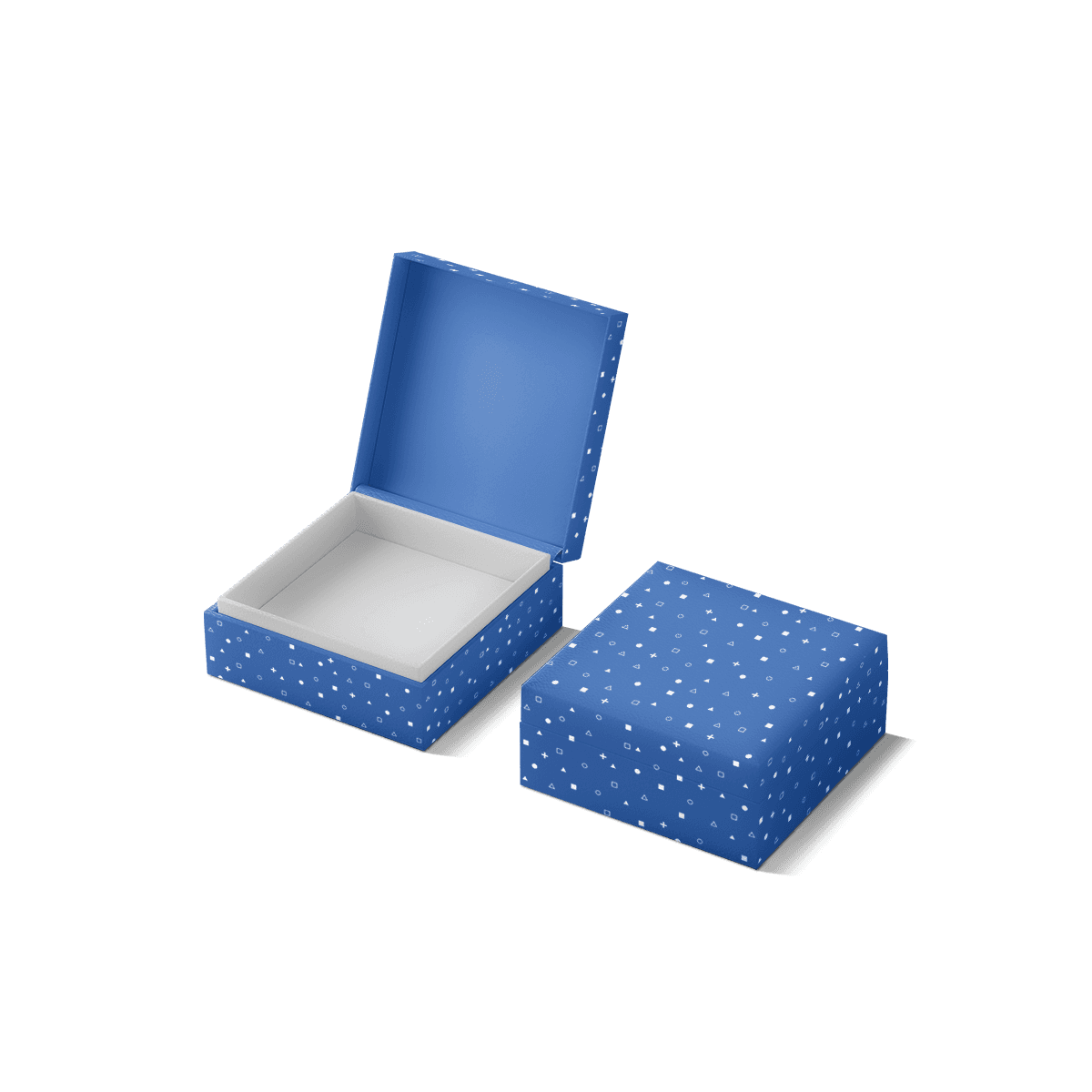 Hinged lid rigid boxes with attached lids and sturdy rigid board walls, styled for refined product presentation and smooth unboxing.